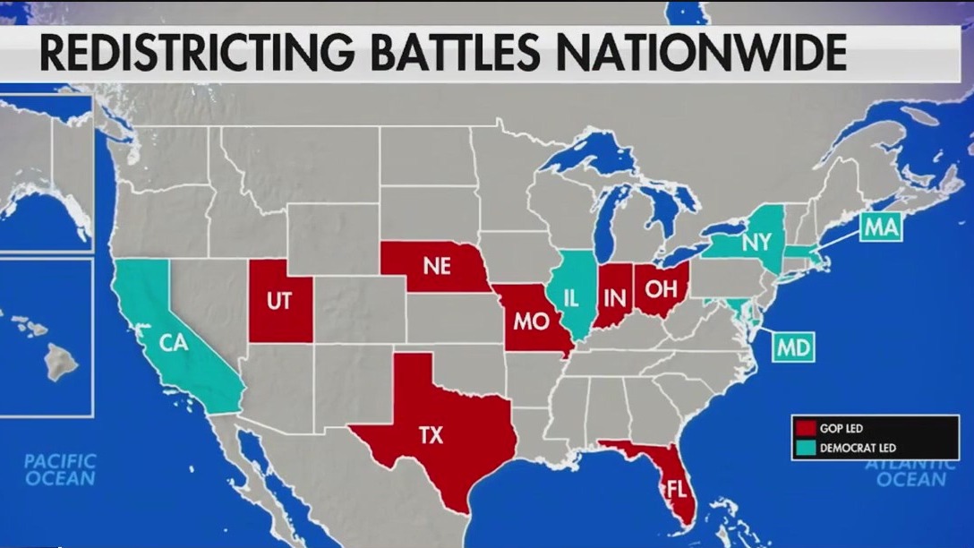 After Texas redistricting, partisan battle spreads to 10 or more states