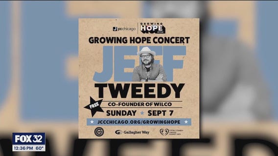 Jeff Tweedy to headline Growing Hope concert at Gallagher Way this Sunday