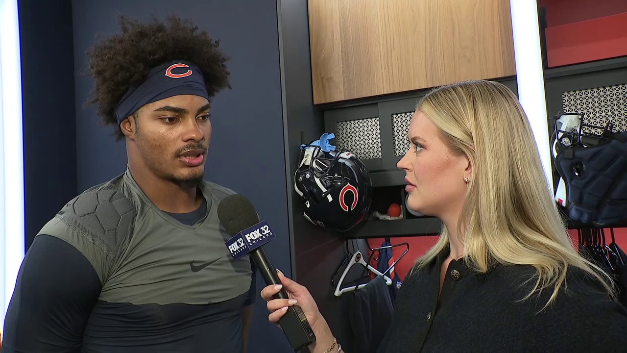 Cassie catches up with Chicago Bears safety Jaquan Brisker