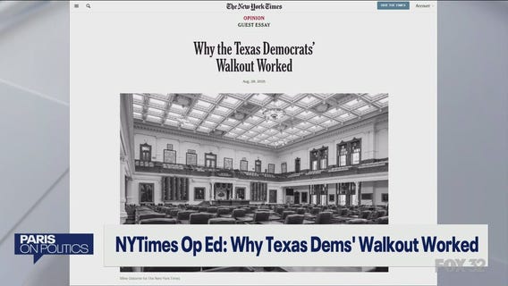 Paris on Politics: NYTimes Op Ed: Why Texas Dems' Walkout Worked