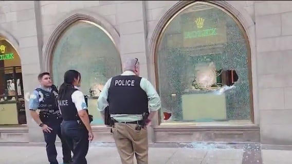 6 men charged after $170K Rolex store smash-and-grab in downtown Chicago