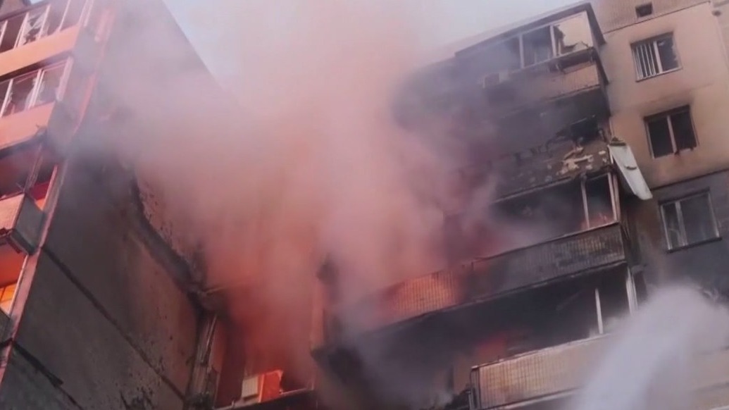 Trump 'not happy' with Russia after attack on Ukraine