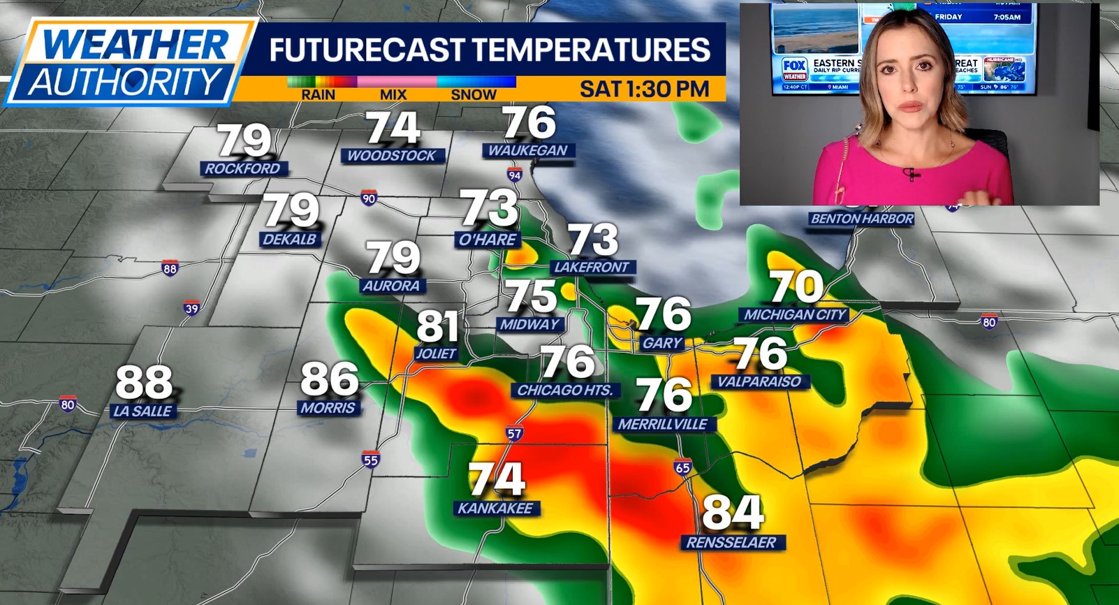 Chicago weather: Warm temps continue, storms possible Friday night