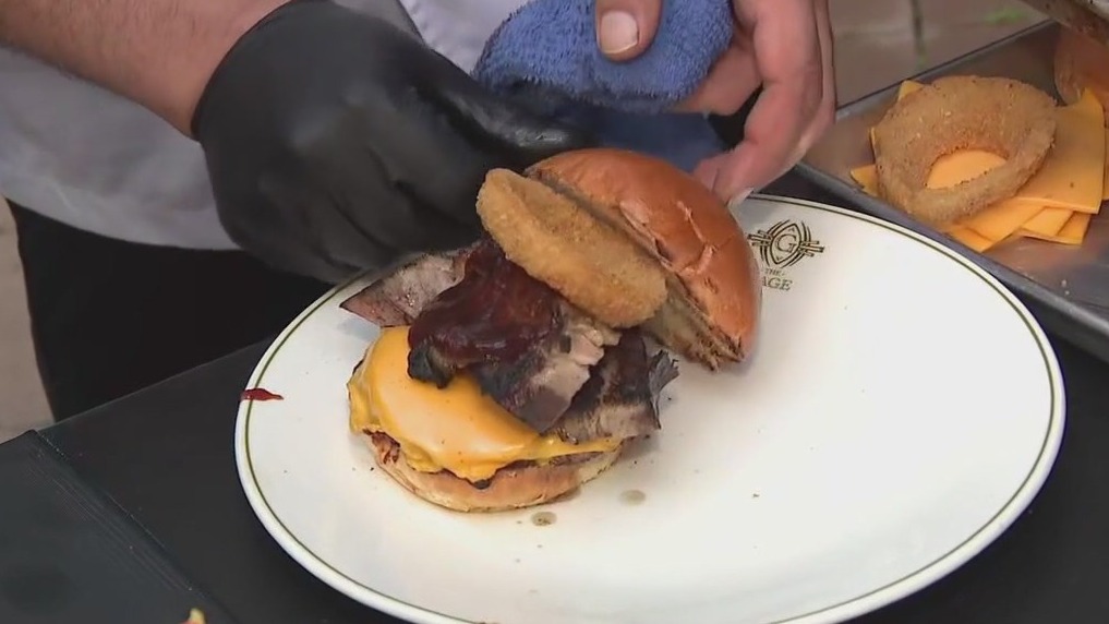 The Gage serves up a game-day favorite with their signature Bears Burger!