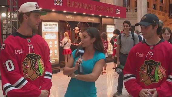 Chicago Blackhawks stars rally fans ahead of 100th season