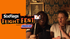Six Flags Fright Fest 2025 sneak peek: Haunted mazes, scares & Tia Ewing's hilarious freakout