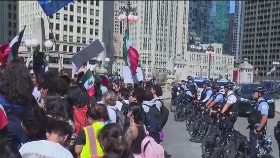 Chicago students rally outside Trump Tower as Border Patrol launches new operation