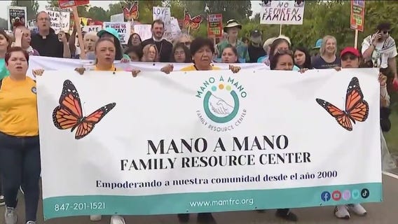 Prayer march outside Naval Station Great Lakes
