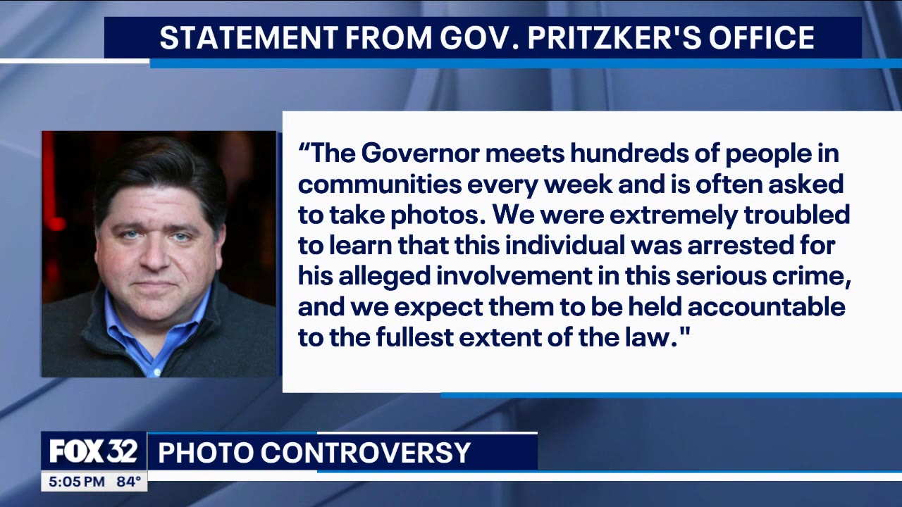 Pritzker responds to report about photo he took with 'peacekeeper' accused in deadly Chicago burglary, crash