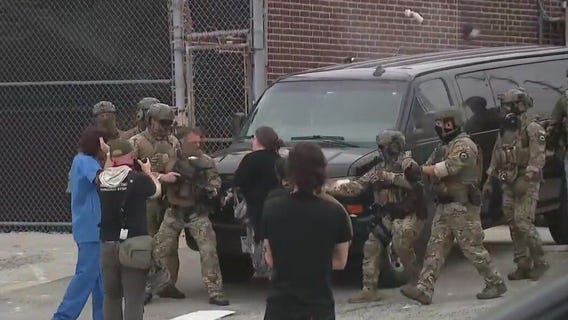 ICE protest escalates outside suburban Chicago facility