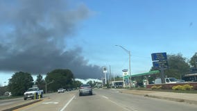 Large smoke from apparent fire in Chicago Heights