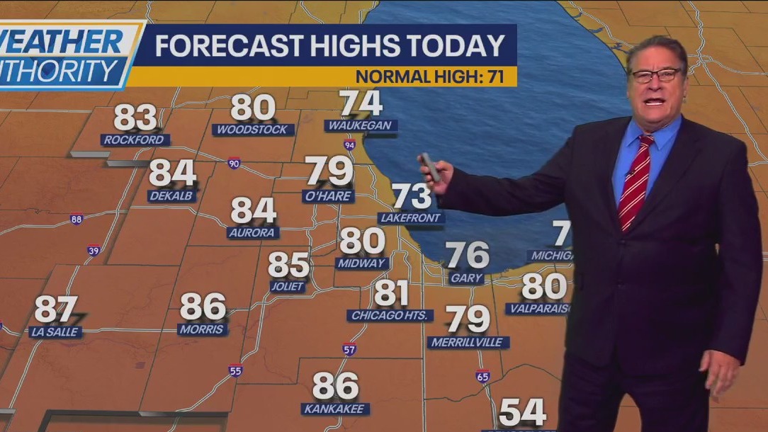 Chicago Weather: Another warm, dry, lovely Sunday!