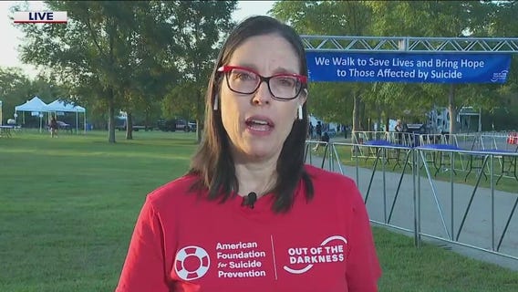 Suicide prevention org hosts 'Out of the Darkness' Chicagoland walk