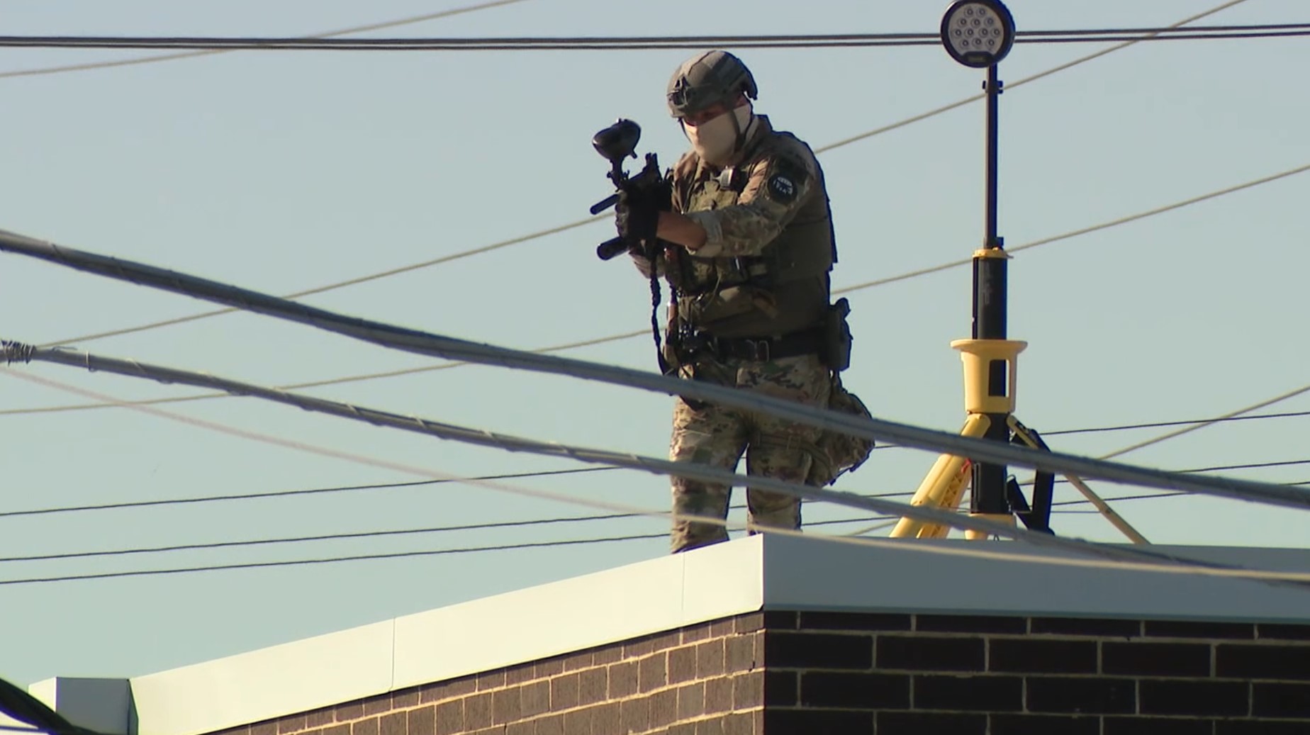VIDEO: ICE agent fires pepper balls into crowd outside Broadview facility