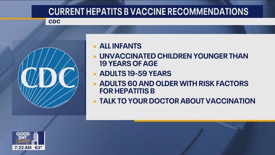 CDC updates hepatitis B vaccine guidance, urging broad protection from birth