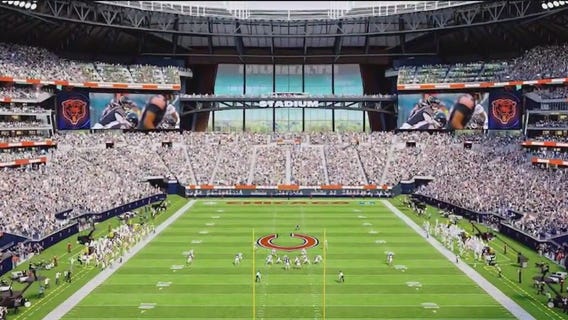 Chicago Bears release new photos of future suburban stadium