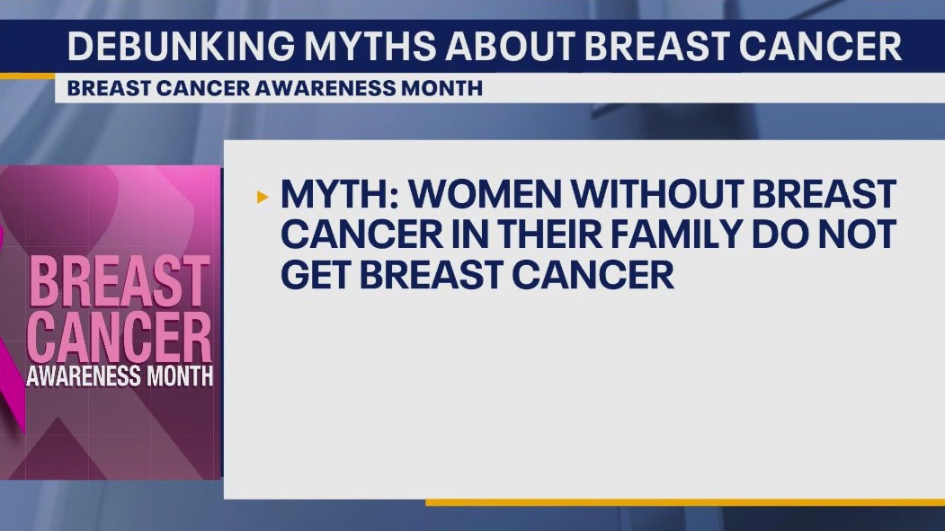 Debunking breast cancer myths as Awareness Month begins