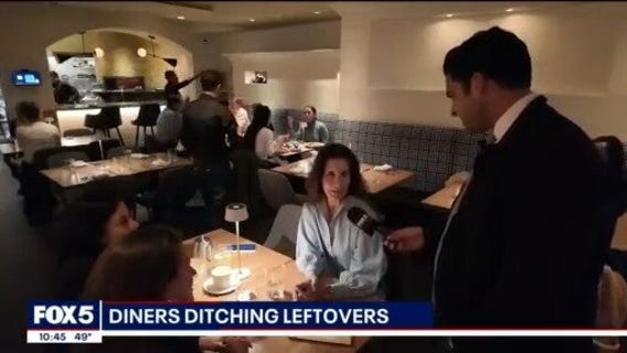 Diners ditching leftovers, in 'Gen Z effect'