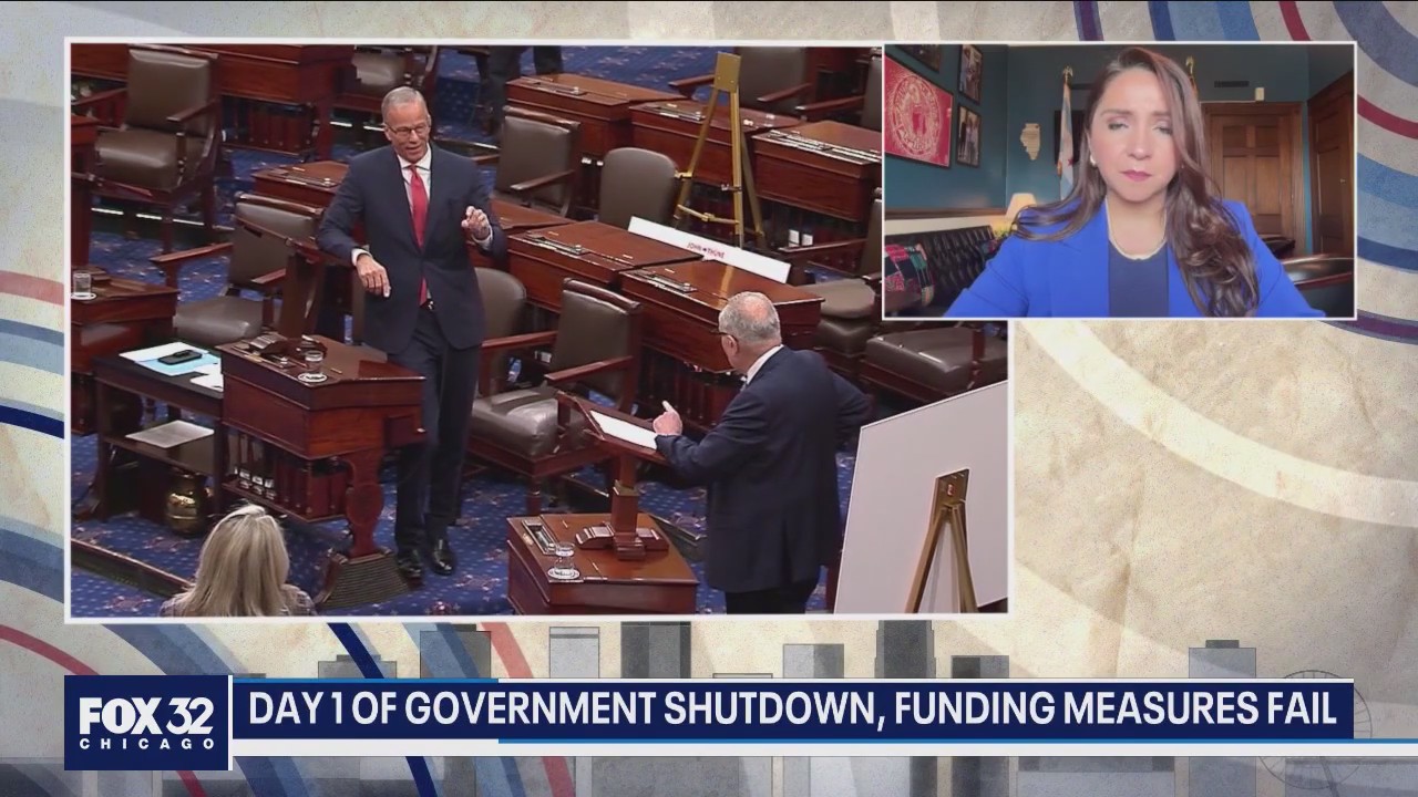 Day 1 of government shutdown, funding measures fail | The Chicago Report