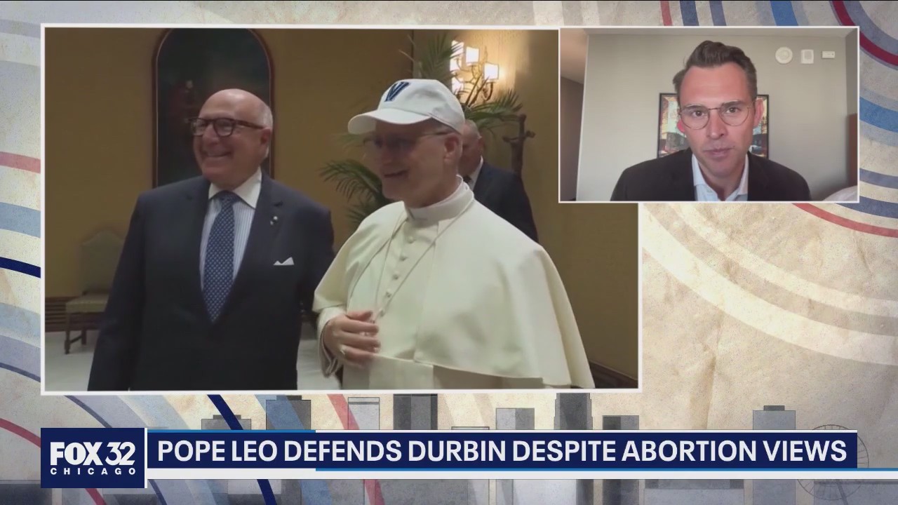 Pope Leo defends Durbin despite abortion views | The Chicago Report