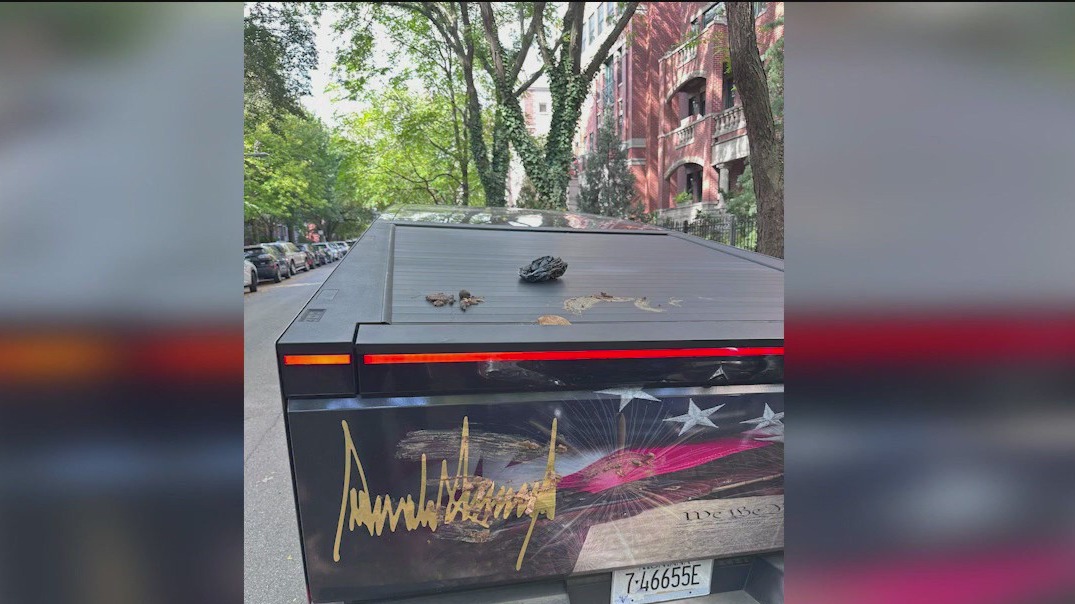 Video shows woman in Chicago wipe dog poop on Cybertruck; sleuths say they found her
