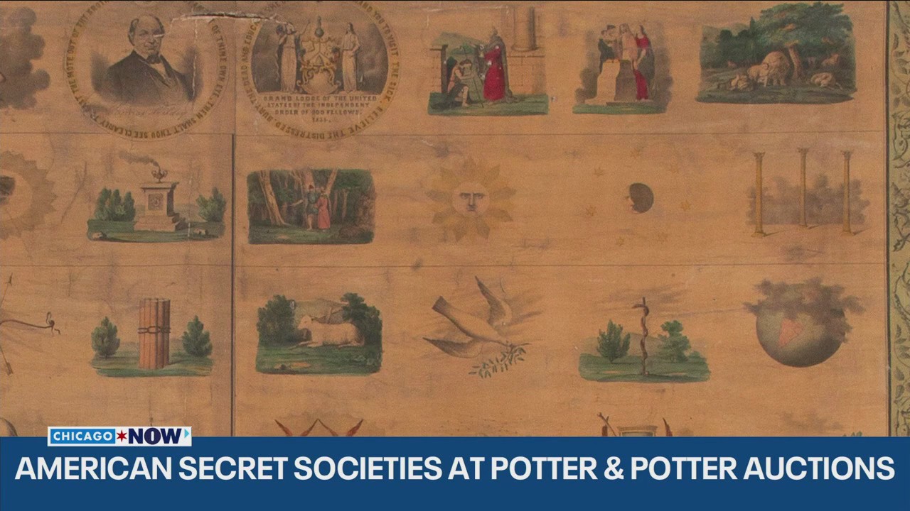 Inside America's secret societies: Rare auction reveals hidden artifacts | ChicagoNOW