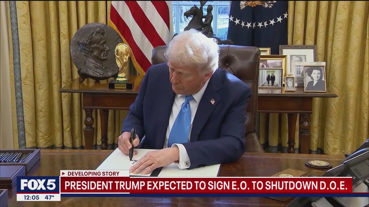 President Trump expected to sign order to shutdown Dept. of Education