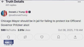 Trump says Johnson, Pritzker 'should be in jail' for not protecting ICE