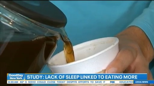 Lack of sleep may be caused by eating more