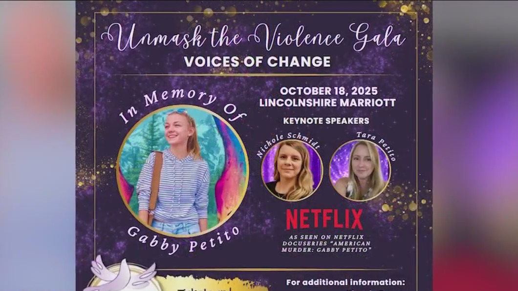 $2M funding cuts hit Illinois domestic violence group as Gabby Petito Foundation joins awareness gala