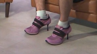 Runner aims to break world record for fastest marathon in high heels ? for a cause