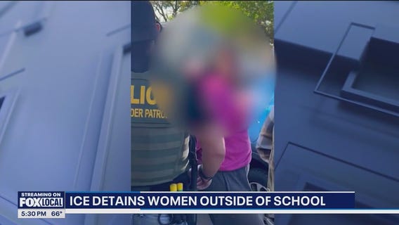 ICE detains women outside Chicago school