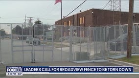 Leaders call for Broadview fence to be taken down