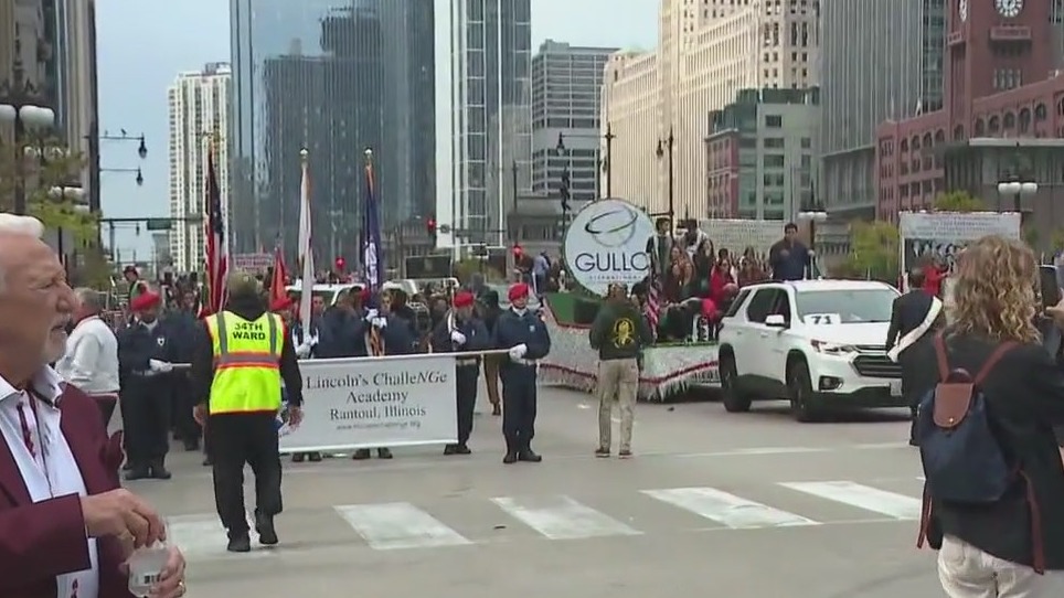 Annual Columbus Day parade held in Chicago