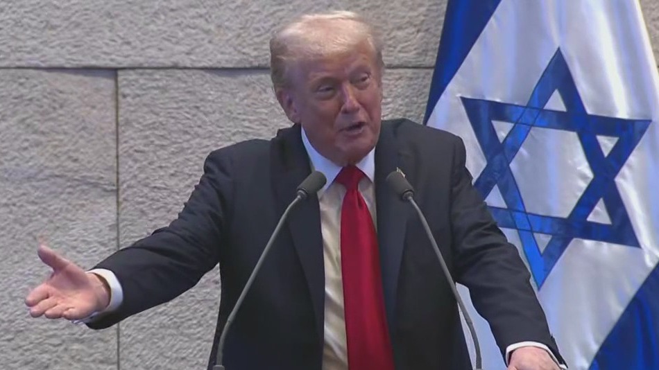 Full speech: President Donald Trump addresses Israeli leaders after hostage release