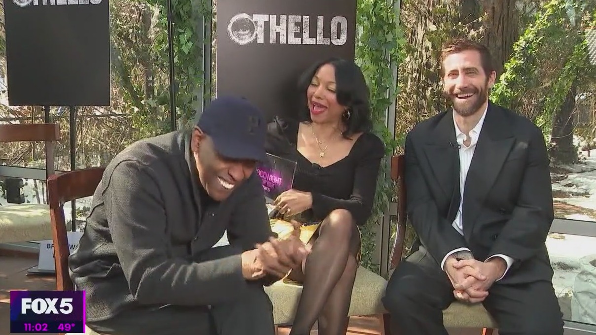 Denzel Washington and Jake Gyllenhaal talk Othello 'I'm not retiring yet!'