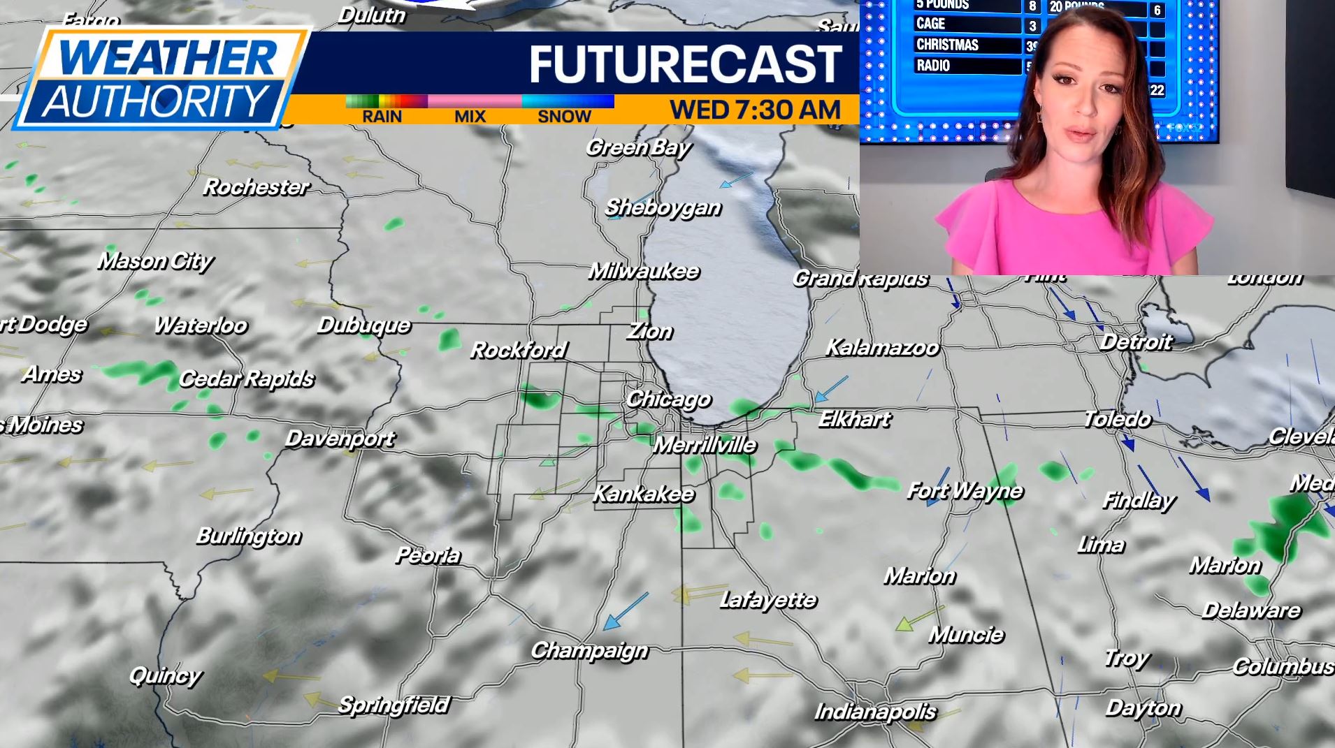 Chicago Weather: Rain showers return tonight into Wednesday | FOX 32 ...