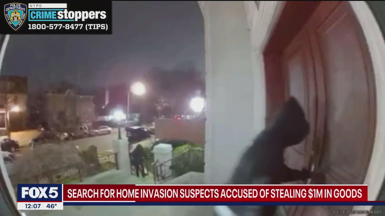 Police search suspects accused of stealing $1M in goods from home