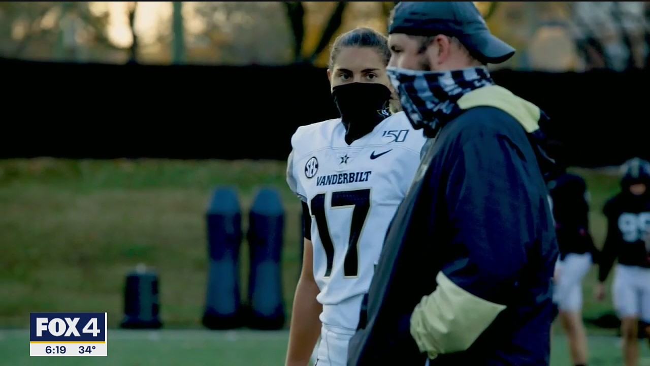 1st woman to play football in Power Five conference is from Wylie
