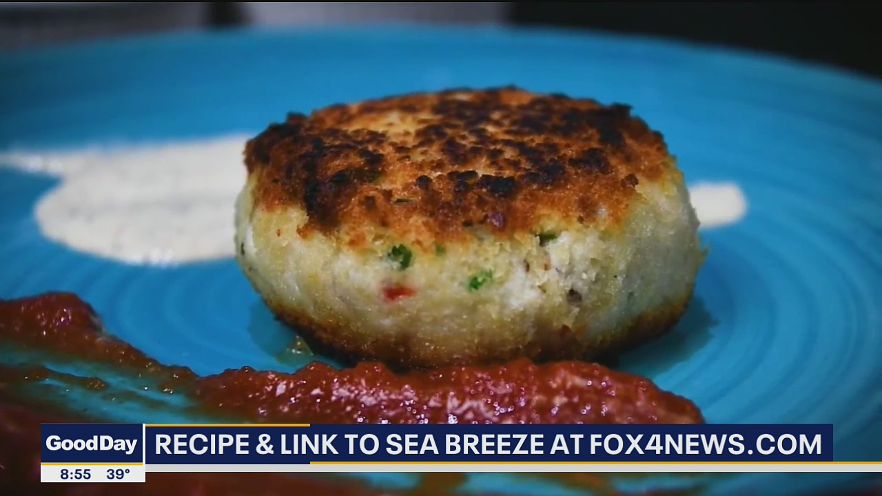 Crab cakes from Sea Breeze Fish Market & Grill