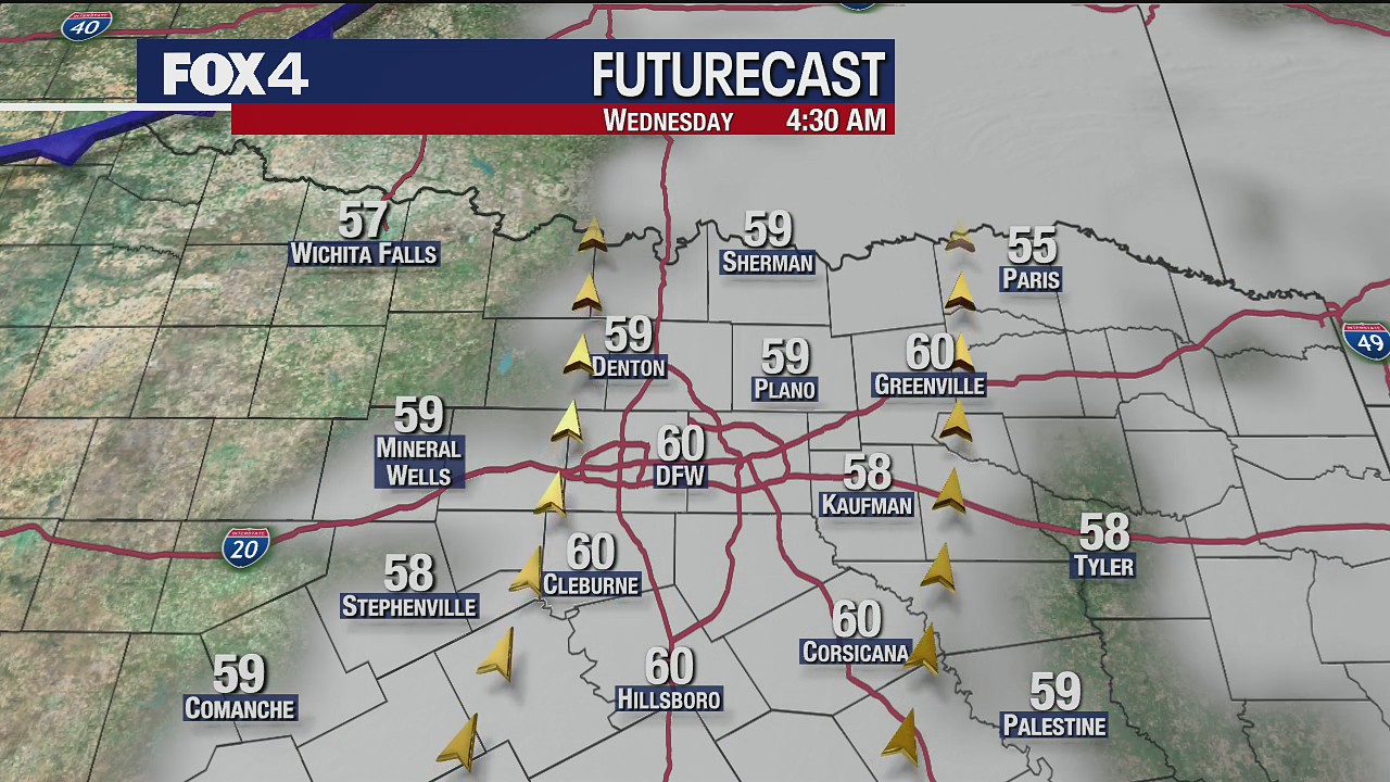 Dec. 22 overnight forecast