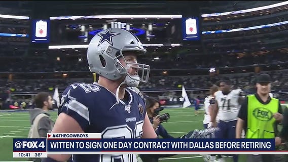 Jason Witten plans to retire as a Dallas Cowboy
