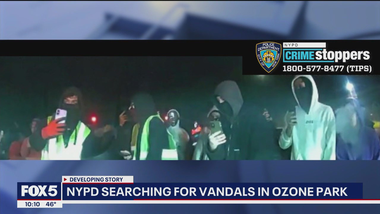 3 NYPD cars vandalized, police seek suspects