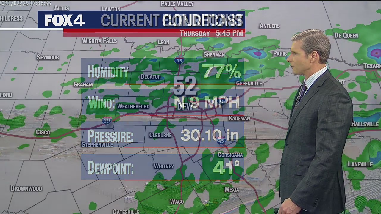 Feb. 25 evening forecast