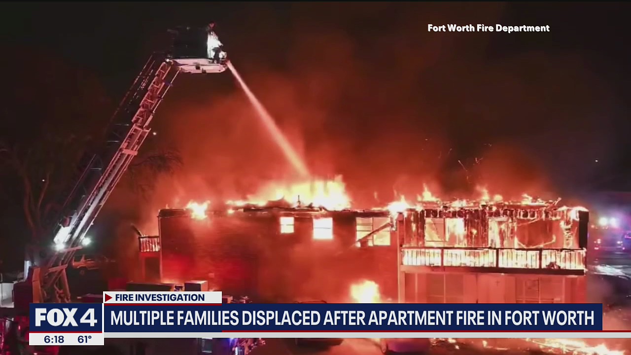 Fort Worth apartment building badly damaged by 3-alarm fire | FOX 4 ...
