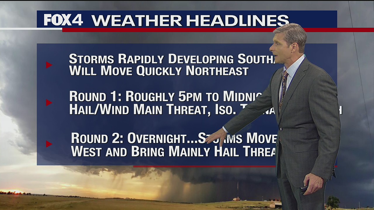 March 24 evening forecast