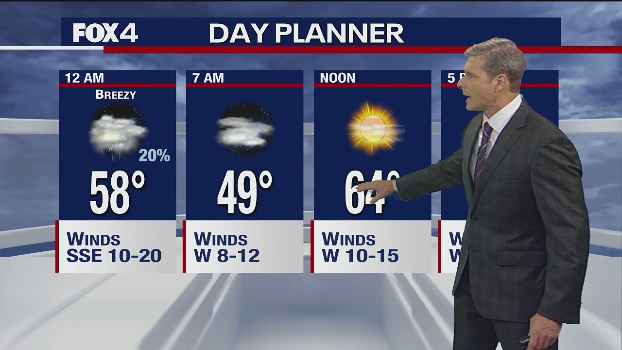 March 22 overnight forecast
