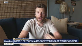 Country singer Brett Eldredge shares positive message with new single