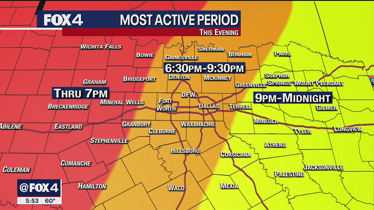March 22 evening forecast