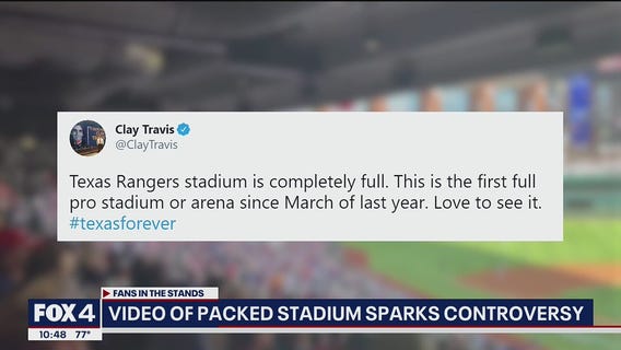 Sam's video of packed Globe Life Field sparks controversy